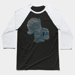 My Little Pony - Snowdrop Typography Baseball T-Shirt